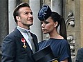 Royal wedding: David and Victoria Beckham arrive early