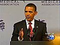 Obama addresses AMA in Chicago