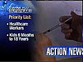 VIDEO: Swine flu vaccine list