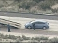 Toyota Prius races out of control on California freeway