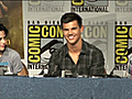 Taylor Lautner Interview - New Moon at Comic Con,  Part 2