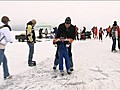 En République tchèque,  une patinoire géante