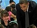 President Obama Makes a Surprise Visit to a Elementary School