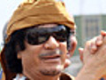 Gaddafi Denounces Libyan Rebels