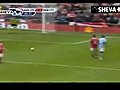 الهدف الاول للمان سيتي بمرمى مان يونايتد بالدوري الانجليزي 2010-2011