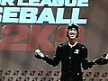 Tim Lincecum poses for 2K Sports game