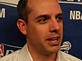 Pacers coach Frank Vogel before Game 1