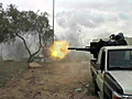 FRANCE 24 EXCLUSIVE - LIBYA: Defiant rebels fend off Gaddafi forces in Misrata