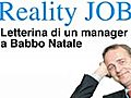 RealityJob- Letterina di un manager a Babbo Natale