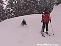 Speedy Skier Pays For Passing