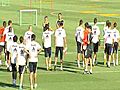 Primer entrenamiento del Real Madrid de Mourinho