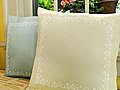 Stenciled Pillow