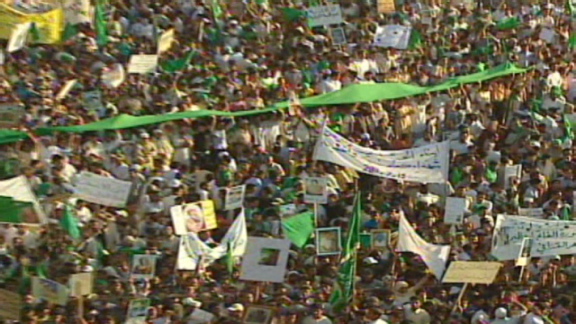 Big rally for Ghadafhi
