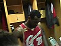 LeBron James talks before Game 4