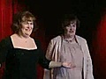 Susan Boyle sees double