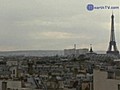 Eiffelturm und Montmartre in Paris