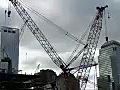 Royalty Free Stock Video HD Footage Construction of Buildings Near Ground Zero in New York City