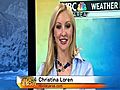 Lovely Monday; Rain Moves In Tues: Christina Loren’s Forecast