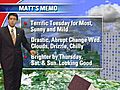 09/15/09: NECN weather forecast,  9am