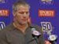 Favre: &#039;Can’t Make Excuses&#039;