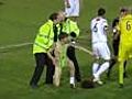 Sent off for streaker tackle