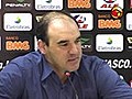 Ricardo Gomes minimiza derrota do Vasco para o Cruzeiro