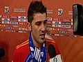 David Villa,  feliz por saber 