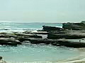 Royalty Free Stock Video SD Footage Scenic View of Coastline and Waves on Cancun Beach in Mexico