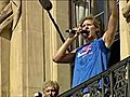 Recibimiento de campeón para Nowitzki en Alemania