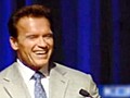 Arnold Takes Jabs at Mel and Limbaugh