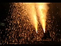 小雨吹き飛ばす火柱１０メートル　豊橋祇園祭始まる