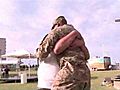 Soldier Surprises Son On 16th Birthday