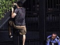 Weird News - Baseball Fan Leaps Wall,  Eludes Security