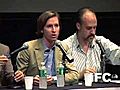 Wes Anderson and the cast of &quot;The Darjeeling Limited&quot;at NYFF