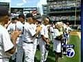 Steinbrenner and Sheppard honored at Yankees Old-Timers Classic
