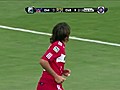 SAVE: Hesmer stops Puerari shot