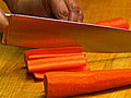 Cutting Julienne Strips &#8212; Carrot