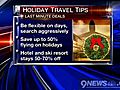 Holiday travel tips