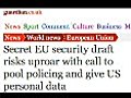 Future EU / NWO plans exposed by The Guardian