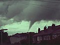 Greater Manchester tornado filmed