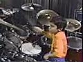 Jacob Armen drum solo,  seven years old!!