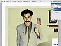 Stencil Art Tutorial. Borat.