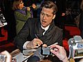 Brad Pitt Talks New Film and Obama in Berlin