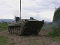 Having Fun with BMP armored vehicle.
