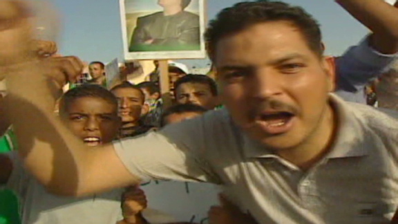 Gadhafi supporters rally in former rebel city