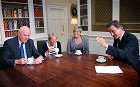 Prime Minister David Cameron meets the Dowler family at Downing Street