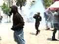 Greek police fire tear gas on angry protesters