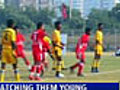 Watch: National football team eyes young talents