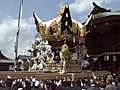 住吉神社　北条節句祭　宵宮　谷　拝殿前　屋台差し上げ