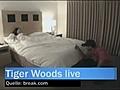 Im Schlafzimmer von Tiger Woods